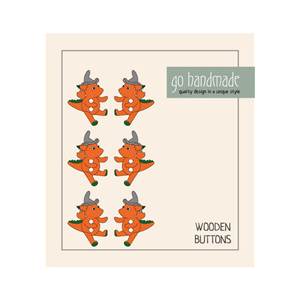 CARTE 6 BOUTONS BOIS - LAVABLES - JONAS LE DRAGON