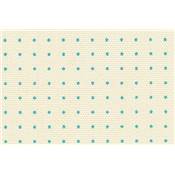 TISSU SASHIKO IMPRIME 319149- 110 CM - COTON - MINI 5 M - COL 14 ECRU