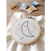 FRENCH'KITS - BRODERIE DÉCORATIVE - LUNE ROMANTIQUE