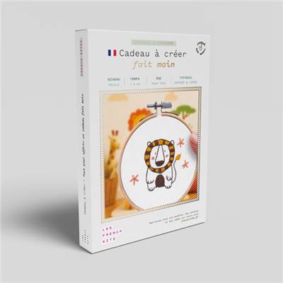 FRENCH'KITS - BRODERIE DÉCORATIVE - LION