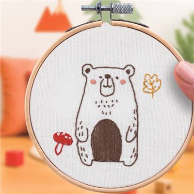 FRENCH'KITS - BRODERIE DCORATIVE - OURS