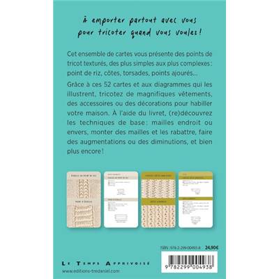 POINTS DE TRICOT - 52 CARTES POUR APPRENDRE LES TEXTURES AU CROCHET