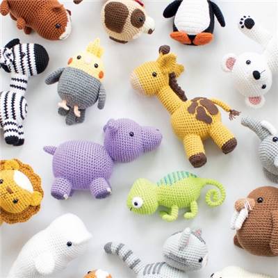 AMIGURUMI ANIMAUX ULTRA-FACILES - 15 MODELES DE CROCHET ET PLUS