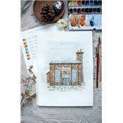 SWEET HOME AQUARELLE - 20 MAISONS ET PAYSAGES URBAINS A PEINDRE 