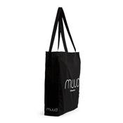 CABAS EN 100% COTON BIOLOGIQUE MUUD - MUUD SHOPPER XL - NOIR