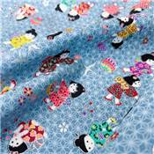 TISSU JAPONAIS NAKA FABRICS - 2000-72D - 100% COTON - 110 CM