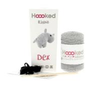 KIT AMIGURUMI HOOOKED - DEX LE RHINOCEROS - GRIS