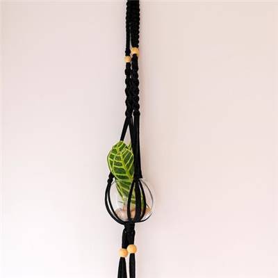 KIT SUSPENSION EN MACRAMÉ HOOOKED - BLACK