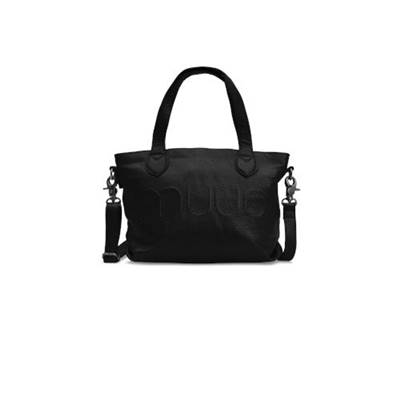 SAC À MAIN ZIPPÉ À BANDOULIÈRE MUUD - LAURA MINI - NOIR