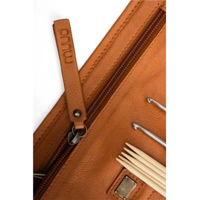 JASMIN - ETUI POUR CROCHETS AIGUILLES ET ACCESSOIRES - WHISKY - MUUD