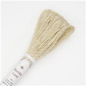 FIL SASHIKO LAME UNI - COL SL2 - CREME - LOT 6 ECH. DE 40 M