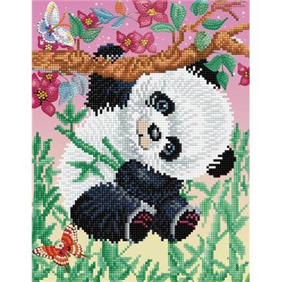 KIT BRODERIE DIAMANT - PETIT PANDA