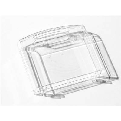 MINI VALISETTE PLASTIQUE TRANSPARENT RIGIDE - 9 X 8 X 2.4 CM