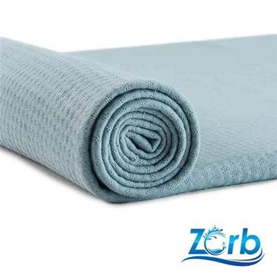 SUPER ABSORBANT LEGER ZORB® 3D STAYDRY LT - 160CM - BLEU