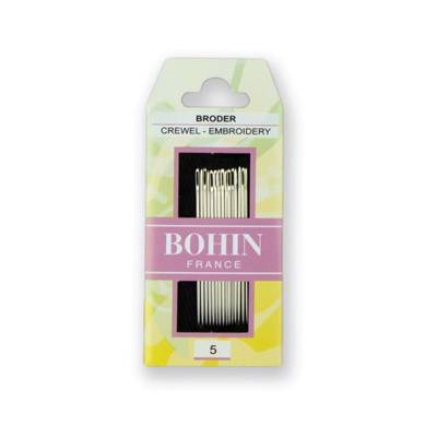 AIGUILLES A BRODER A41F N°5 - POCHETTE DE 15 AIG