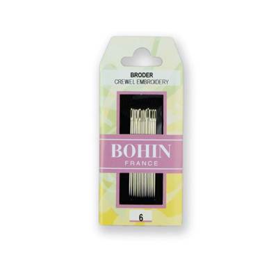 AIGUILLES A BRODER A41F N°6 - POCHETTE DE 15 AIG