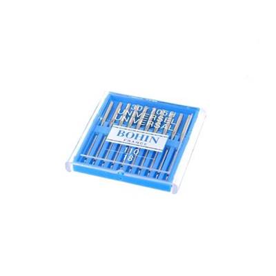 AIGUILLES MACHINE BOHIN TALON PLAT - AM705 N°110 - ETUI DE 10