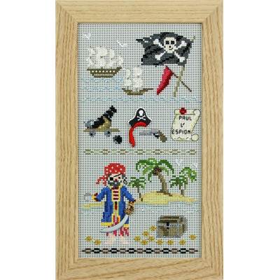 KIT CARTON PERFORE TRESOR DU PIRATE