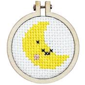 MINI KIT POINT DE CROIX - JE DECROCHERAI LA LUNE POUR TOI 