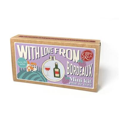 MINI KIT POINT DE CROIX - WITH LOVE FROM BORDEAUX