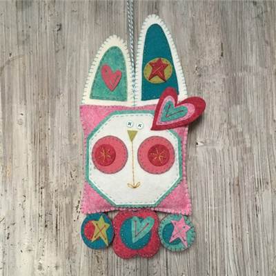KIT HAPPY BUNNY PENNY RUG