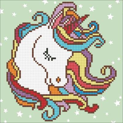 KIT DIAMOND ART DEBUTANT - LICORNE AMUSANTE 
