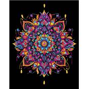 KIT BRODERIE DIAMANT NEON NOIR - MANDALA