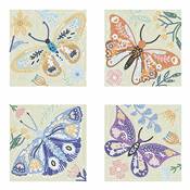 KIT BRODERIE DIAMANT MINI DOTZ - BUTTERFLY MOODS - PACK 4 DESSINS