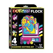 KIT BRODERIE DIAMANT DOTZIES FLOCK - 4 RETRO CLASSIQUES