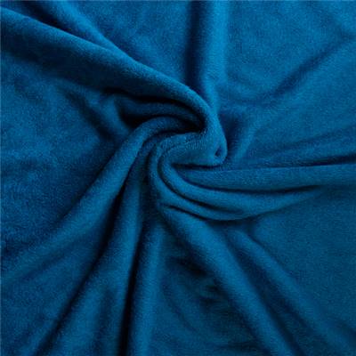 TISSU EPONGE BAMBOU - POLYESTER BLEU CANARD - 150 CM 