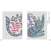 POINT DE CROIX AVEC CHATTITUDE - 20 DESIGNS D'ENFER