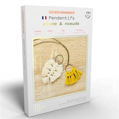 FRENCH'KITS - MACRAME - PENDENTIFS - PLUME & NOEUDS