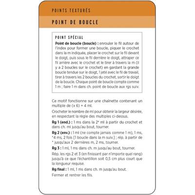 POINTS DE CROCHET - DECOUVREZ LE CROCHET TEXTURE EN 52 CARTES
