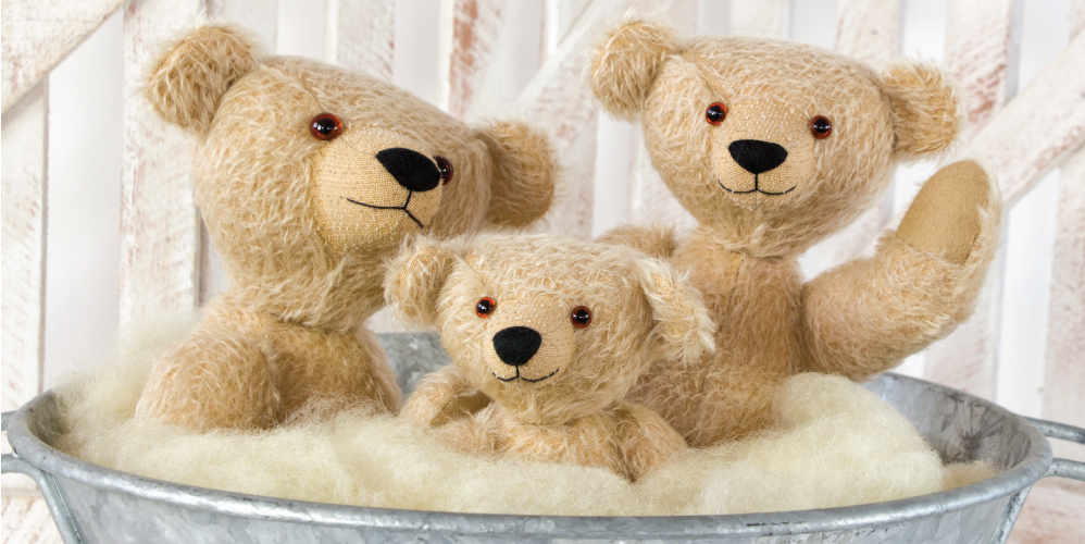 ours en peluche ancien articulé