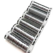 PACK 6 BRODERIE METALLISEE - ARGENT