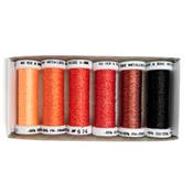 PACK 6 NUANCES METALLISE TRESSE 4 - HALLOWEEN
