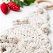 KIT SAPIN DE NOEL EN MACRAME HOOOKED - ALMOND