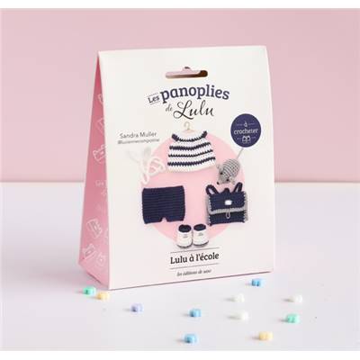 POCHETTE LES PANOPLIES DE LULU A CROCHETER  - LULU A L'ECOLE