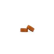 ATTACHES EN CUIR MUUD - CARITA STRAPS - WHISKY