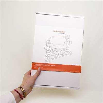 SUPPORT DE TAMBOUR AVEC TABLETTE ET ORGANISEUR