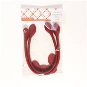 LOT 2 ANSES UNIES 40 CM INAZUMA - ROUGE