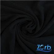 SUPER ABSORBANT ZORB® TERRY MICROFIBRE - ANTIMICR. - 157CM - NOIR