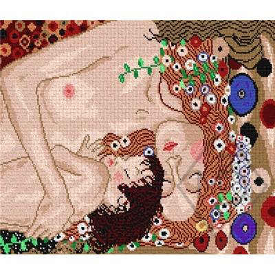 CANEVAS ANTIQUE 40 X 50 CM - LA MÈRE ET L'ENFANT DE KLIMT