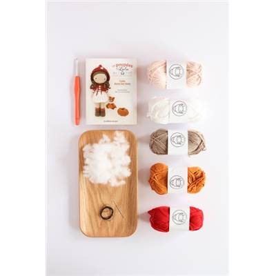 COFFRET LES POUPEES DE LULU AU CROCHET - LULU DANS LES BOIS