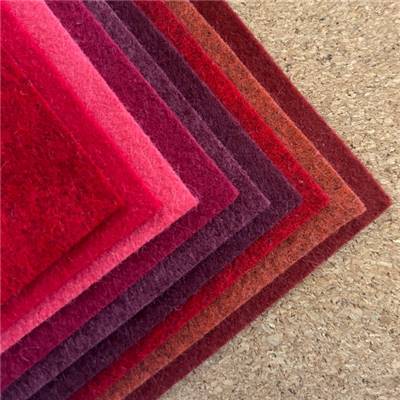 PACK RUBIS - 9 COLORIS DE FEUTRINE 15x15cm EN CAMAIEUX