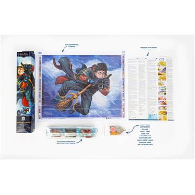 KIT BRODERIE DIAMANT HARRY POTTER - HARRY POTTER AT QUIDDITCH