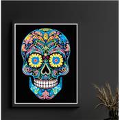 KIT BRODERIE DIAMANT NEON NOIR - SUGAR SKULL