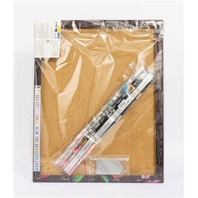 KIT BRODERIE DIAMANT DOTZ - COLOURFUL POPPIES AVEC CADRE