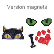 KIT BRODERIE DIAMANT - LOT 3 MAGNETS CHAT AND CO 
