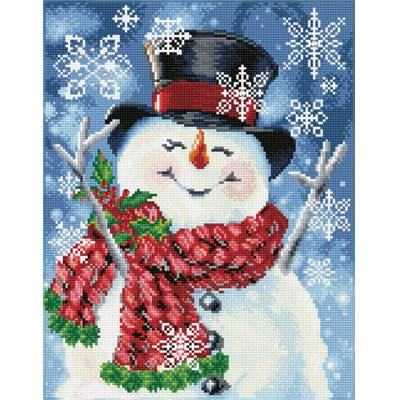 KIT BRODERIE DIAMANT - LE JOYEUX BONHOMME DE NEIGE